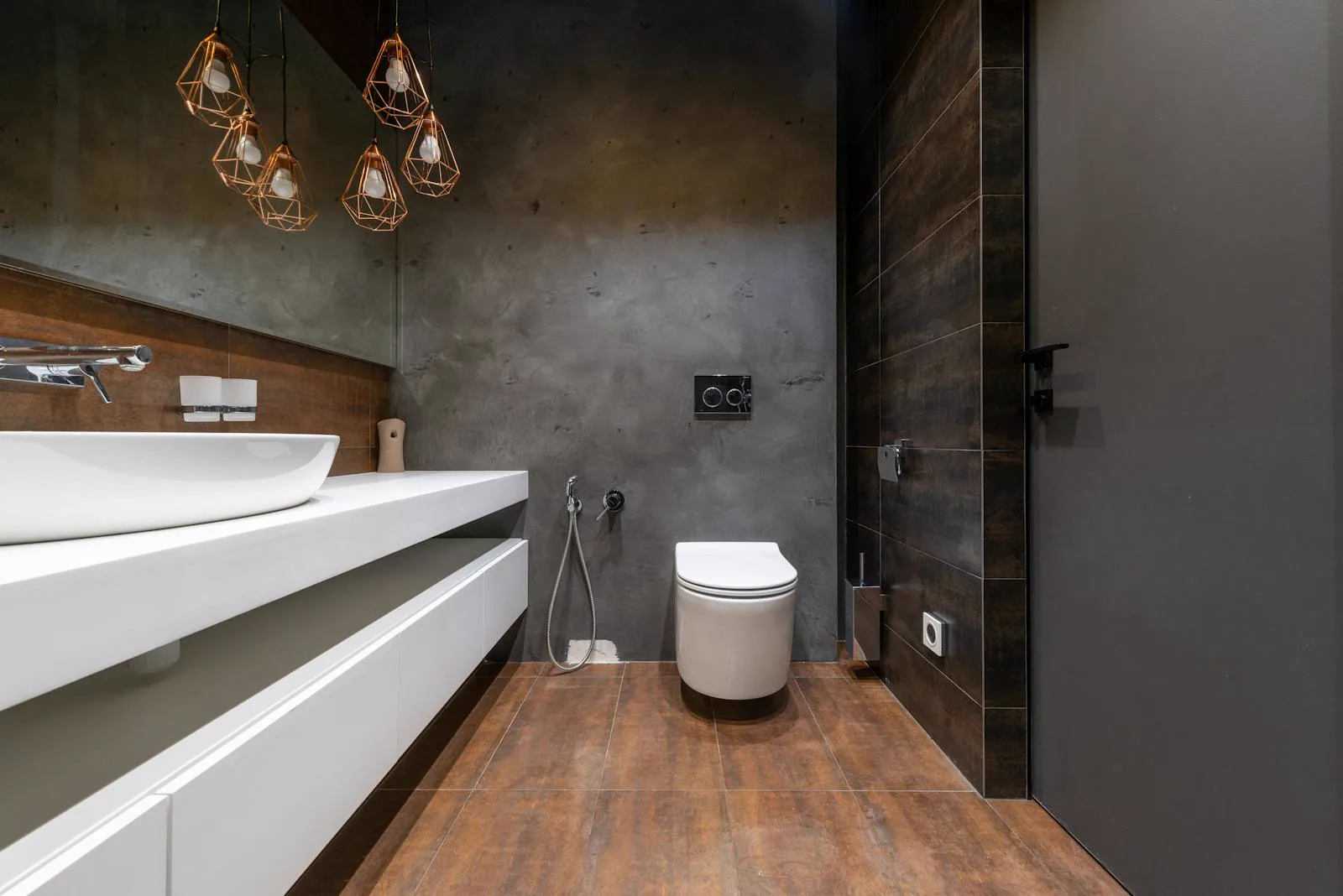 Bathroom walls + floors